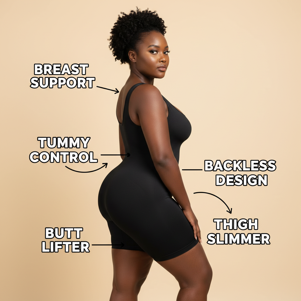 ContourLuxe Seamless Sculpt Bodysuit - Product benefits